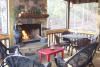 Tuckaway Ridge Mountain Cabin, Blue Ridge — Tuckaway Ridge Outdoor Fireplace