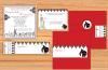 Kari Lind Creations, Overland Park — Some custom invites for a couple from New York