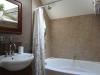 Cosy Woodpecker Cottage, Salt Spring Island — The bathroom with 'zen' soaker tub