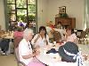 Joslyn Senior Center, Redlands — Christine Munoz enjoys breakfest with the Redlands Walkers