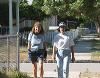 Joslyn Senior Center, Redlands — Stowell walks with a senior during the Health and Fitness walk.