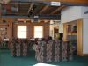 South Apothecary Loft, Apothecary Lofts/Ridnour Room, Lincoln — Open great room with gas fireplace