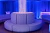 Luxury Lounge ATL, Alpharetta — Oversized Round Tufted Sectional.. Over 10' in diameter... Available for your next booking at our venue!