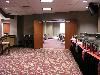 Club Level Meeting Room 1, Value City Arena - Jerome Schottenstein Center, Columbus — Lounge area of Meeting Room 1.  Set for buffet.