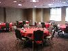 Club Level Meeting Room 1, Value City Arena - Jerome Schottenstein Center, Columbus — Meeting Room 1 set in rounds.