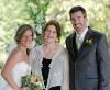 Celebrations Wedding Chapel & Event Center, Horton — Rev. Christine Tanier with Lisa & Jeff Mesko