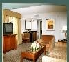 Embassy Suites Hotel Dulles - North, Ashburn — The Embassy Suites Hotel Dulles - North offers 154, two-room suites.  The parlor area is hown in this picture.