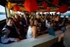 Entire Facility, Smooth Sailing Celebrations, a free nautical event planning service for 12 to 1,200 guests, Weehawken — Guests enjoying a moment together on the Hudson River