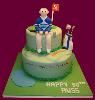 Simply Decadent, Newmarket — 3D Golfer Birthday Cake