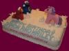 Simply Decadent, Newmarket — Elmo Cookie Monster & My Little Pony Snowball Fight Birthday Cake