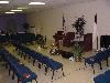 The Iris Room, The Iris Room, Belmont — The room is just as easy a meeting room.  This set up is for a church.
