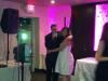 Singing for My Supper Entertainment, Lakewood — After a somewhat conservative wedding reception to honor family, this bride and groom held a karaoke after party for some of their closest friends and family. It was a great way to round out their wedding day celebration and to be able to accomodate the eclectic tastes of all their guests.